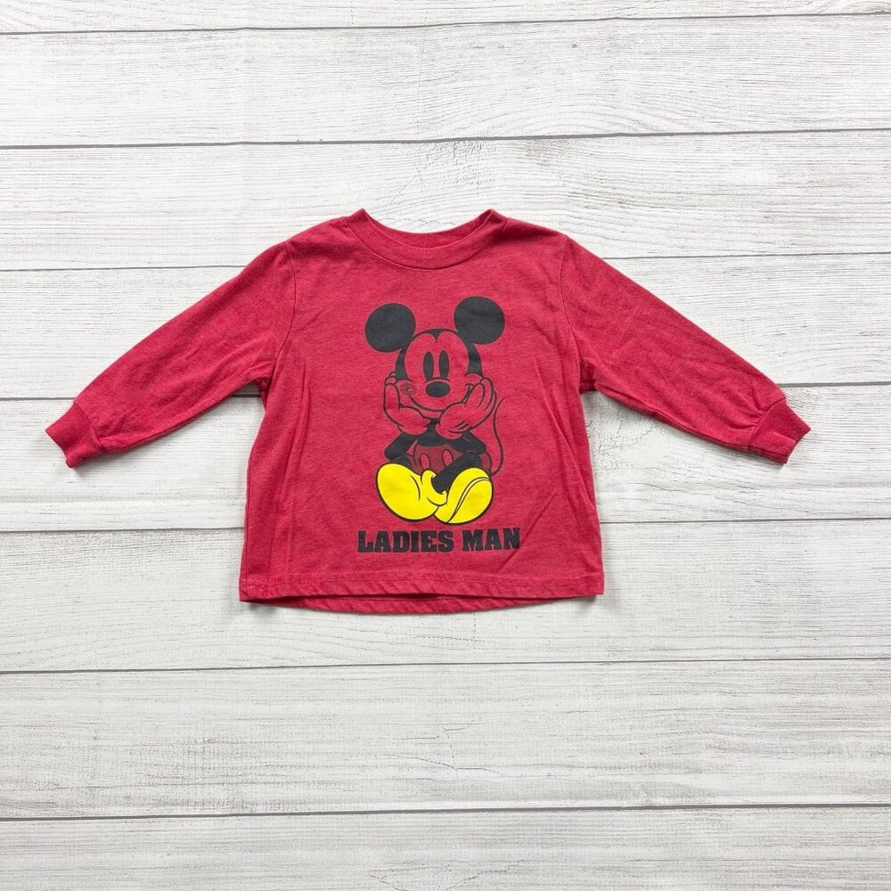 Disney Mickey Mouse Ladies Man Graphic Shirt